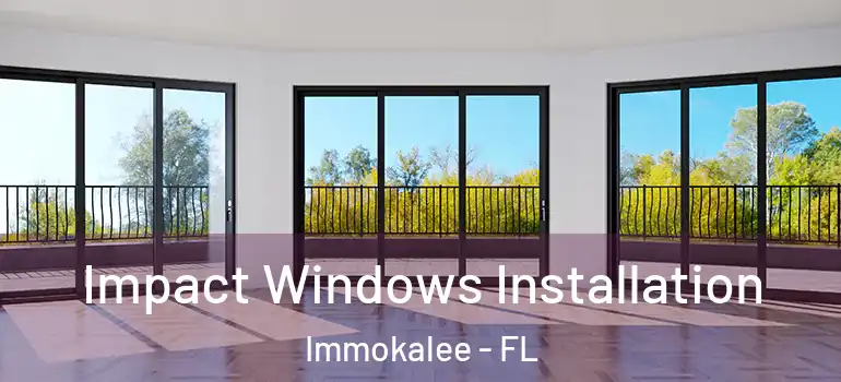  Impact Windows Installation Immokalee - FL