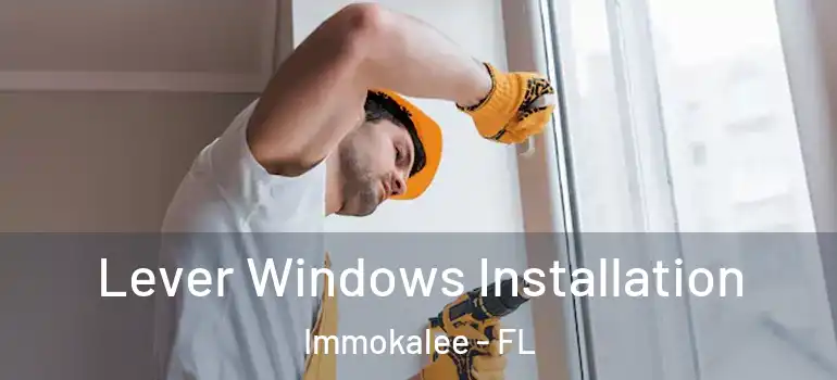  Lever Windows Installation Immokalee - FL