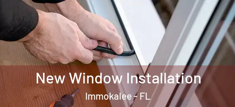  New Window Installation Immokalee - FL