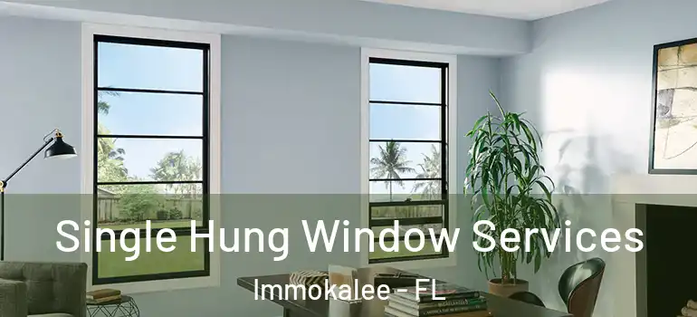  Single Hung Window Services Immokalee - FL