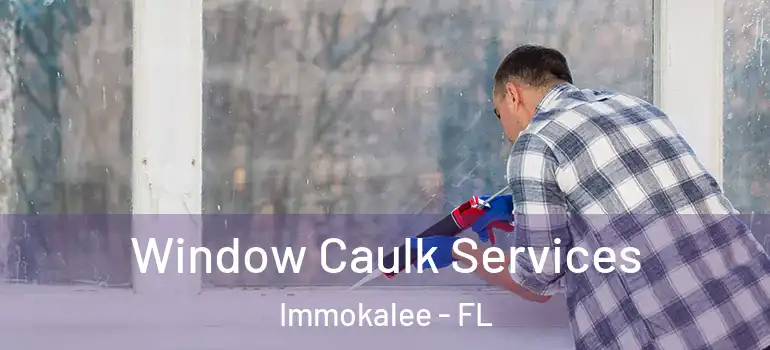  Window Caulk Services Immokalee - FL