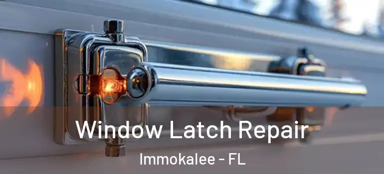  Window Latch Repair Immokalee - FL